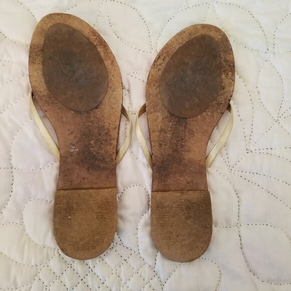 J. Crew Tan and Cream/gold Sandals - Picture 7 of 7